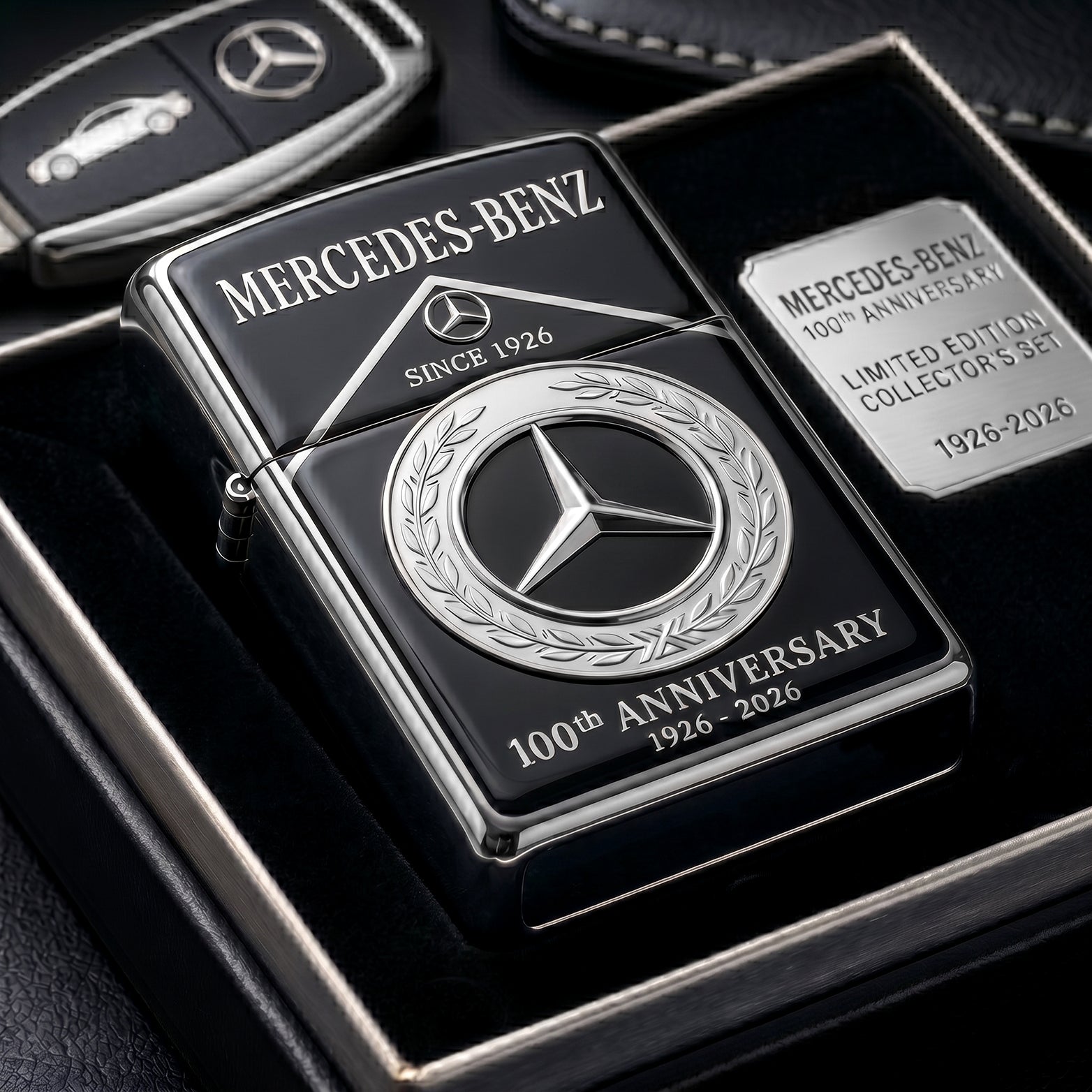 Merc 100th Anniversary Edition Elegant Zippo Lighter (1926-2026)