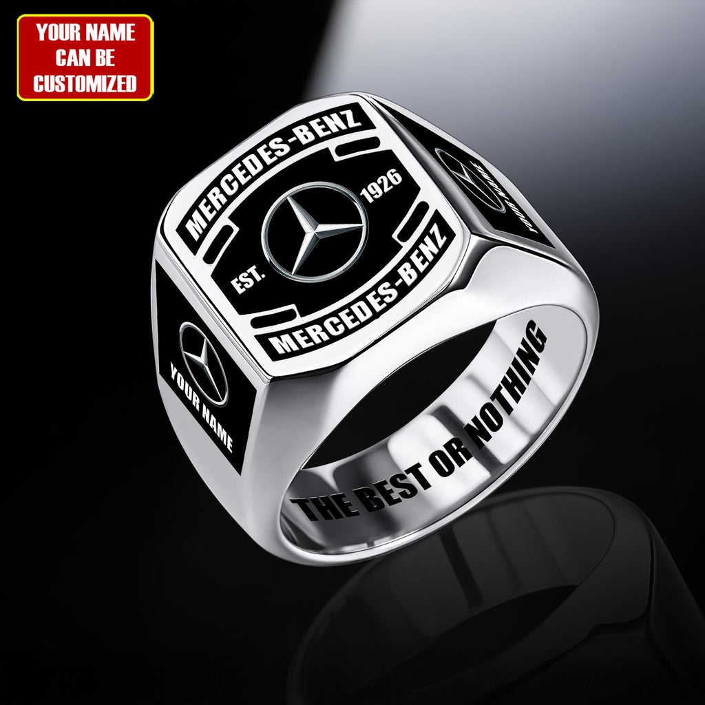 Merc Custom Name Classic Design Ring