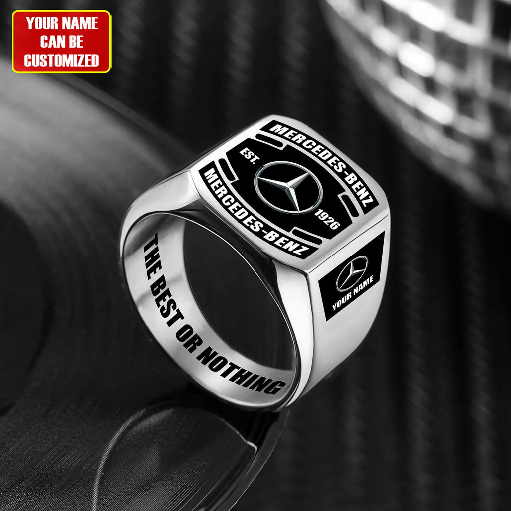 Merc Custom Name Classic Design Ring