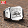 Merc Vintage Custom Name Classic Design Ring