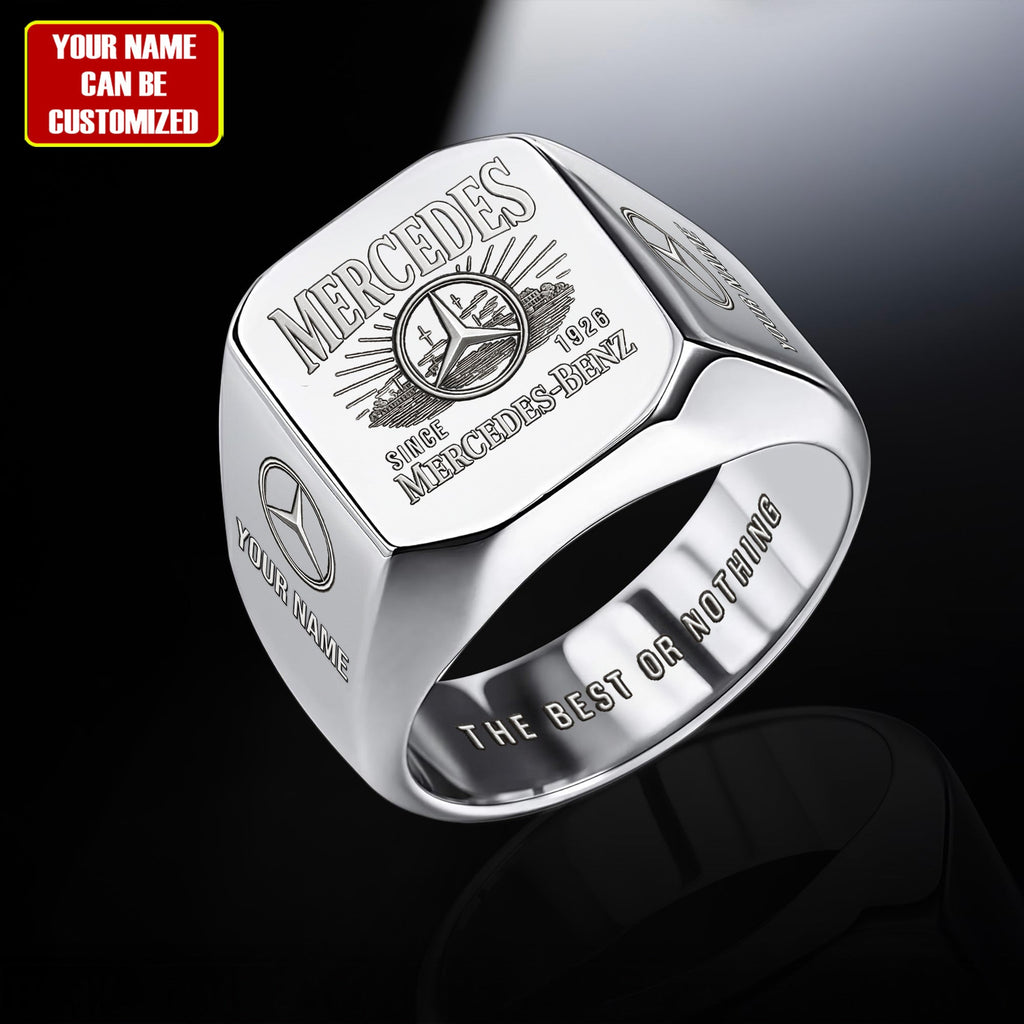 Merc Vintage Custom Name Classic Design Ring